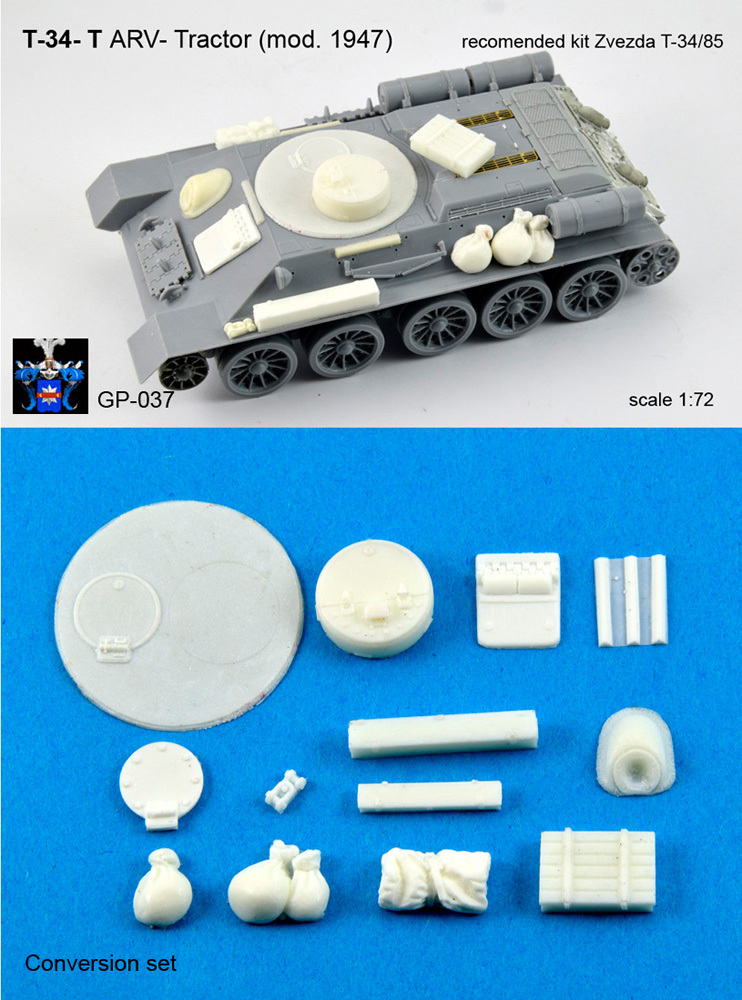 Конверсионный набор T-34-T тягач (мод. 1947) Конверсионный набор T-34-T тягач (мод. 1947)